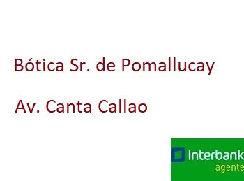 Restaurante BOTICA SR. DE POMALLUCAY